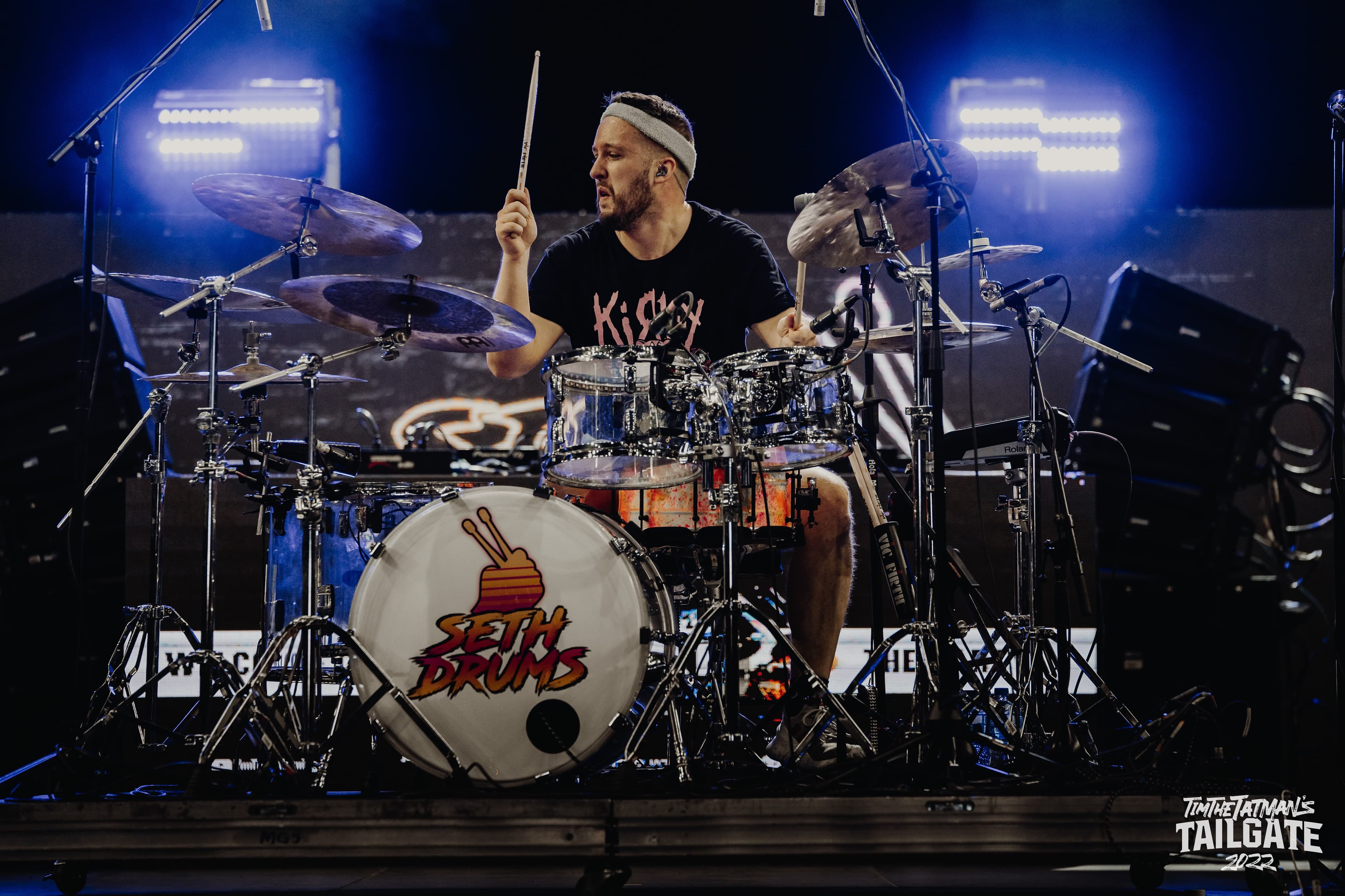 SethDrums performing live